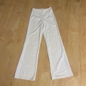 White high waisted pants fashion nova